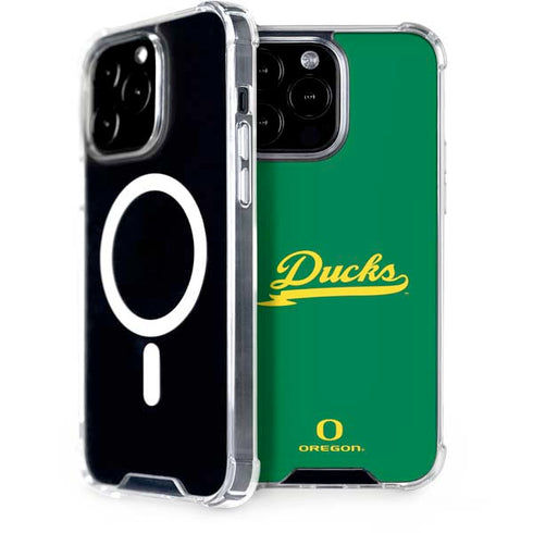 University of Oregon Ducks Logo and Wings iPhone 13 Pro Max MagSafe Case