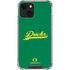 University of Oregon Ducks Logo and Wings iPhone 14 Clear Case