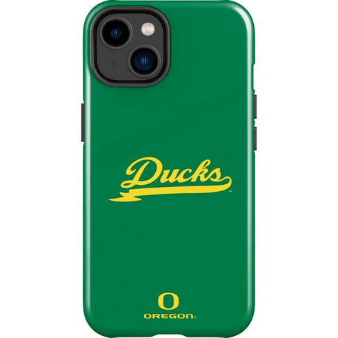 University of Oregon Ducks Logo and Wings iPhone 14 Plus Impact Case