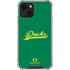 University of Oregon Ducks Logo and Wings iPhone 14 Plus Clear Case