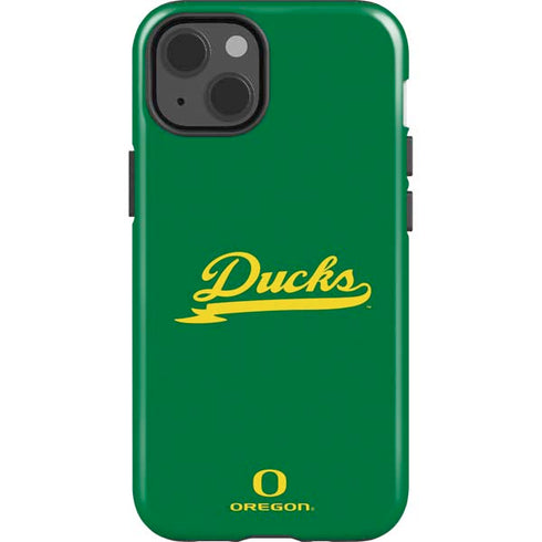 University of Oregon Ducks Logo and Wings iPhone 15 Impact Case