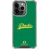 University of Oregon Ducks Logo and Wings iPhone 14 Pro Clear Case
