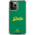 University of Oregon Ducks Logo and Wings iPhone 14 Pro Max Clear Case