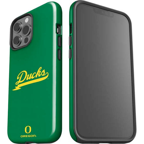 University of Oregon Ducks Logo and Wings iPhone 15 Pro Max Impact Case