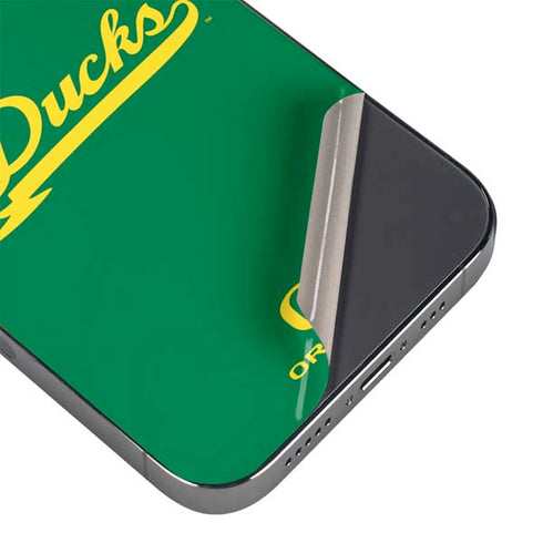 University of Oregon Ducks Logo and Wings iPhone 14 Pro Max Skin