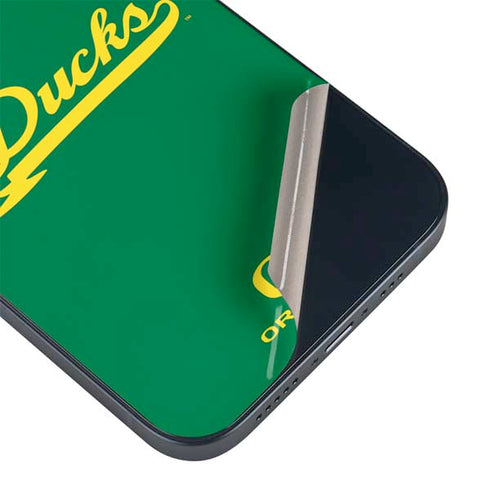 University of Oregon Ducks Logo and Wings iPhone 14 Skin