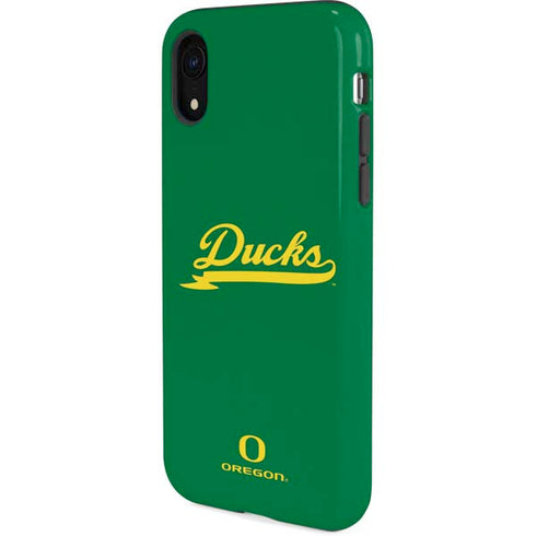 University of Oregon Ducks Logo and Wings iPhone XR Pro Case