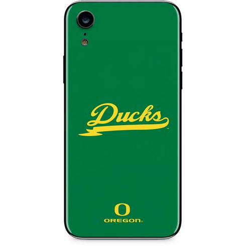 University of Oregon Ducks Logo and Wings iPhone XR Skin