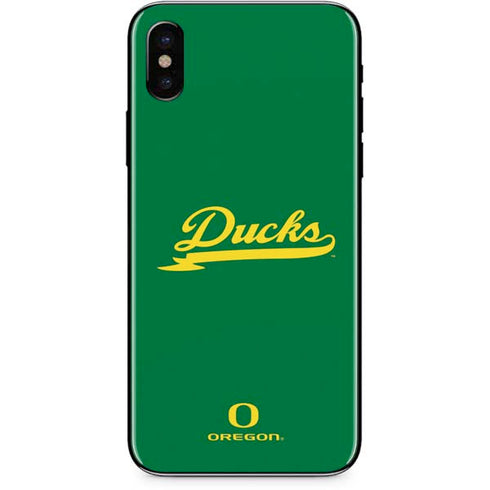 University of Oregon Ducks Logo and Wings iPhone XS Max Skin