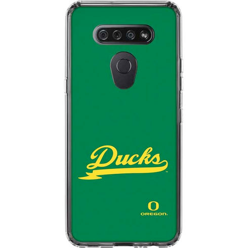 University of Oregon Ducks Logo and Wings LG K51/Q51 Clear Case