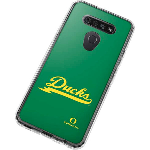 University of Oregon Ducks Logo and Wings LG K51/Q51 Clear Case
