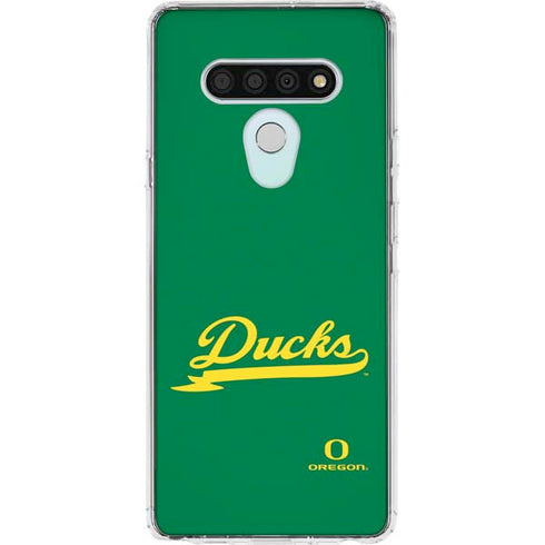 University of Oregon Ducks Logo and Wings LG Stylo 6 Clear Case