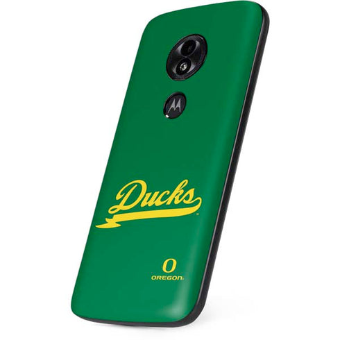 University of Oregon Ducks Logo and Wings Moto E5 Play Skin