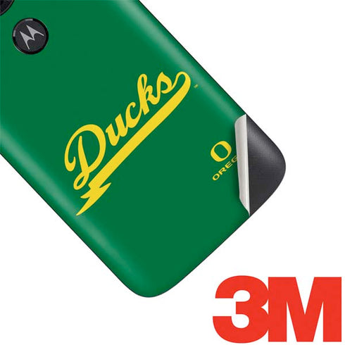 University of Oregon Ducks Logo and Wings Moto E5 Play Skin