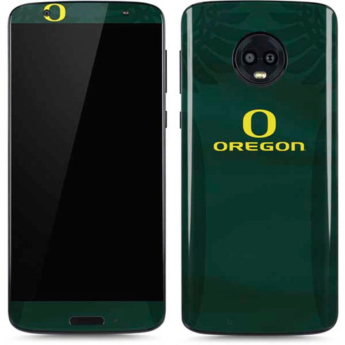 University of Oregon Ducks Logo and Wings Moto G6 Skin