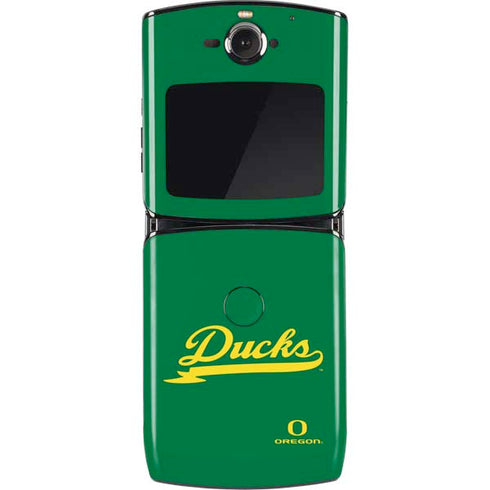 University of Oregon Ducks Logo and Wings Motorola RAZR Skin