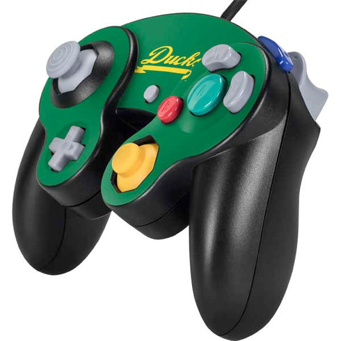 University of Oregon Ducks Logo and Wings Nintendo GameCube Controller Skin
