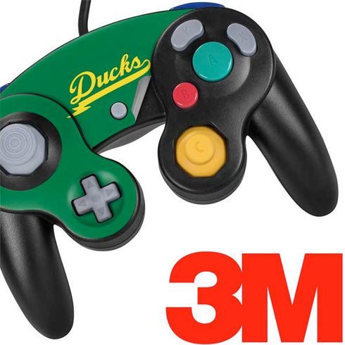 University of Oregon Ducks Logo and Wings Nintendo GameCube Controller Skin