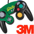 University of Oregon Ducks Logo and Wings Nintendo GameCube Controller Skin