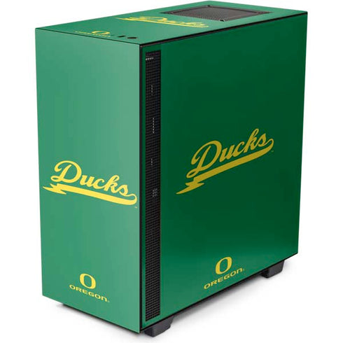 University of Oregon Ducks Logo and Wings NZXT H510 Compact ATX Mid-Tower Case Skin