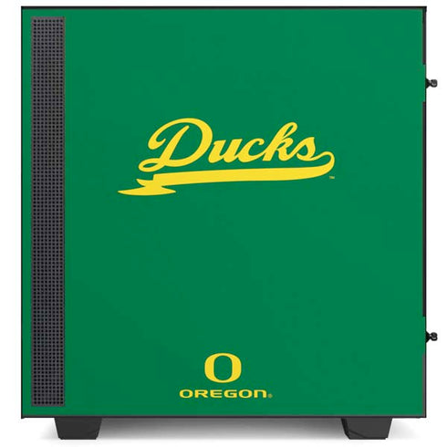 University of Oregon Ducks Logo and Wings NZXT H510 Compact ATX Mid-Tower Case Skin