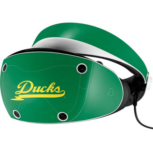 University of Oregon Ducks Logo and Wings PlayStation VR2 Skin