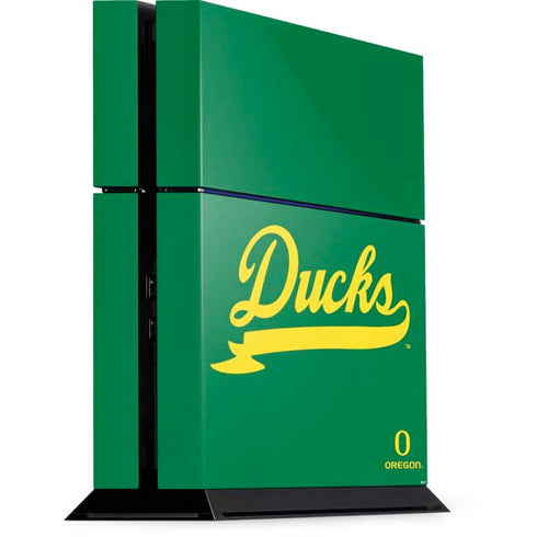 University of Oregon Ducks Logo and Wings PS4 Console Skin