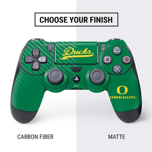 University of Oregon Ducks Logo and Wings PS4 Controller Skin