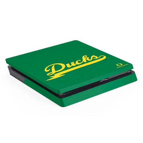University of Oregon Ducks Logo and Wings PS4 Slim Skin