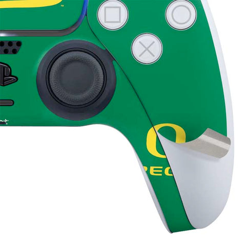 University of Oregon Ducks Logo and Wings PS5 Controller Skin