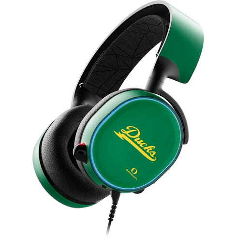 University of Oregon Ducks Logo and Wings SteelSeries Arctis 3 Skin