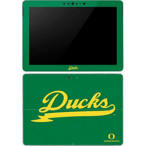 University of Oregon Ducks Logo and Wings Surface Go Skin