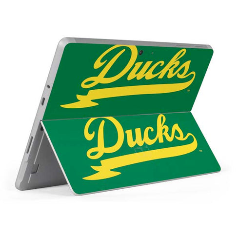 University of Oregon Ducks Logo and Wings Surface Go Skin