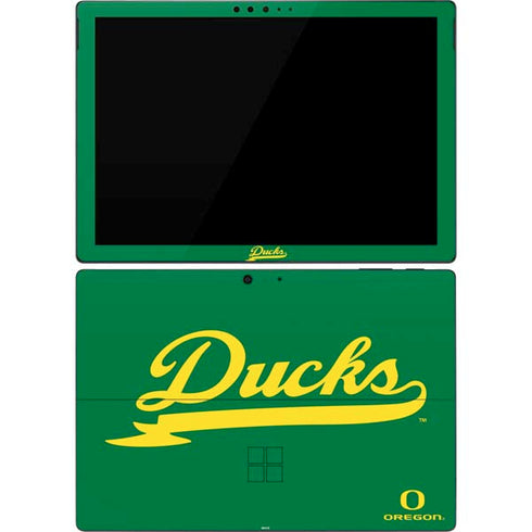 University of Oregon Ducks Logo and Wings Surface Pro 7 Skin