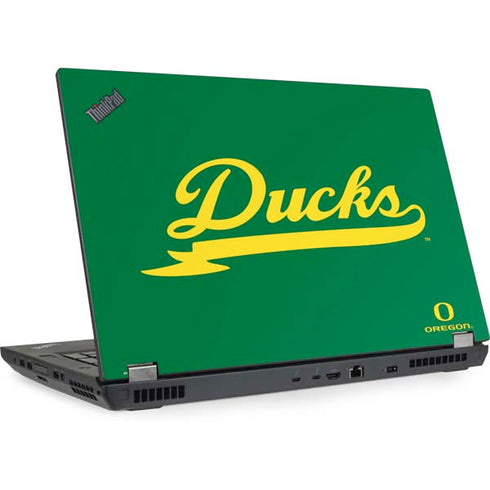University of Oregon Ducks Logo and Wings Lenovo ThinkPad Skin