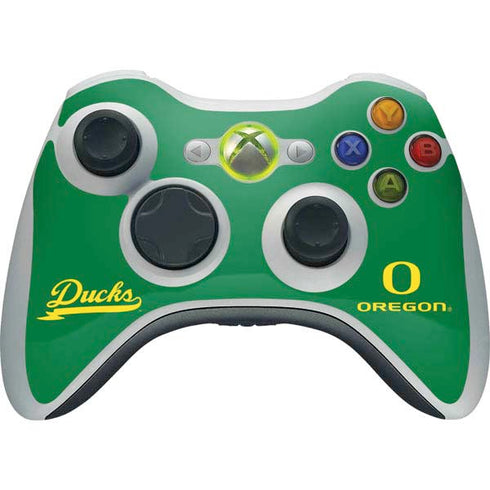 University of Oregon Ducks Logo and Wings Xbox 360 Wireless Controller Skin