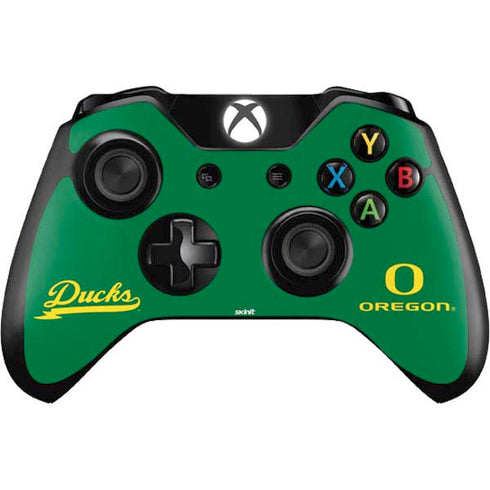 University of Oregon Ducks Logo and Wings Xbox One Controller Skin