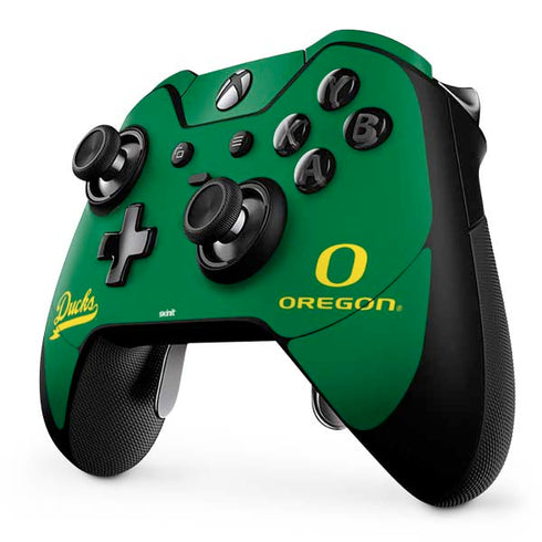 University of Oregon Ducks Logo and Wings Xbox One Elite Controller Skin
