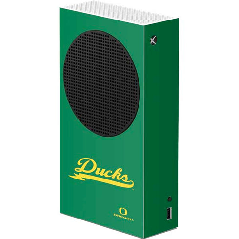 University of Oregon Ducks Logo and Wings Xbox Series S Console Skin