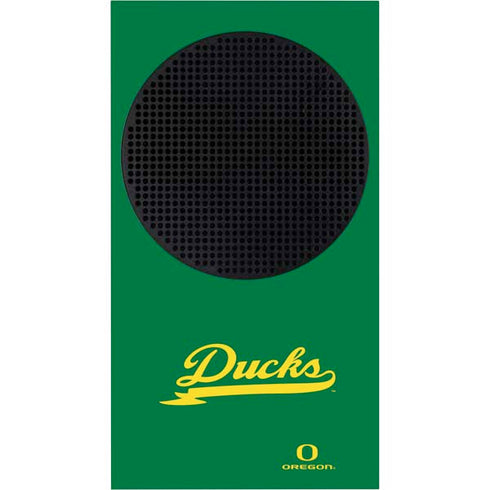 University of Oregon Ducks Logo and Wings Xbox Series S Console Skin