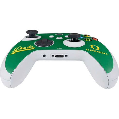 University of Oregon Ducks Logo and Wings Xbox Series S Controller Skin