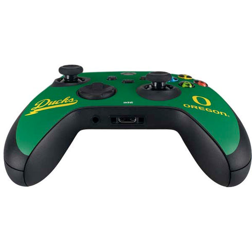 University of Oregon Ducks Logo and Wings Xbox Series X Controller Skin