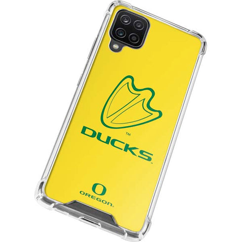 University of Oregon Ducks Logo Galaxy A12 Clear Case