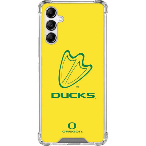University of Oregon Ducks Logo Galaxy A14 5G Clear Case