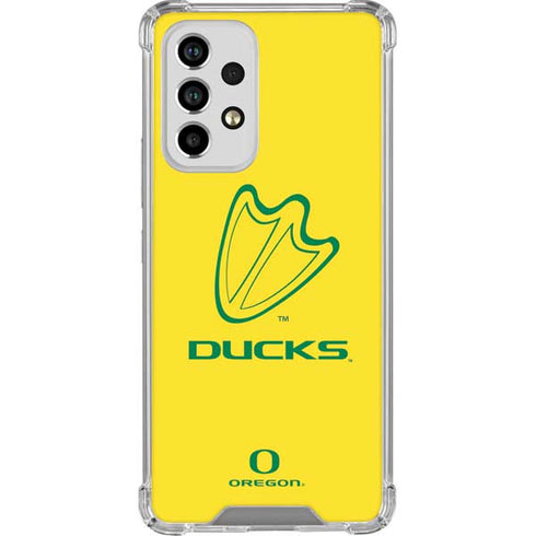 University of Oregon Ducks Logo Galaxy A53 5G Clear Case