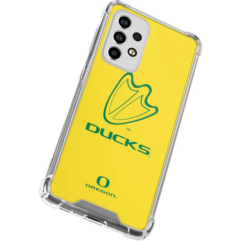 University of Oregon Ducks Logo Galaxy A53 5G Clear Case