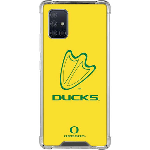 University of Oregon Ducks Logo Galaxy A71 5G Clear Case