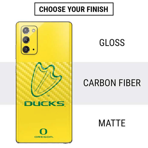 University of Oregon Ducks Logo Galaxy Note20 5G Skin