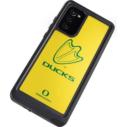 University of Oregon Ducks Logo Galaxy Note20 5G Waterproof Case
