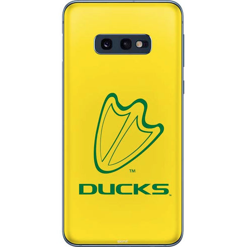 University of Oregon Ducks Logo Galaxy S10e Skin